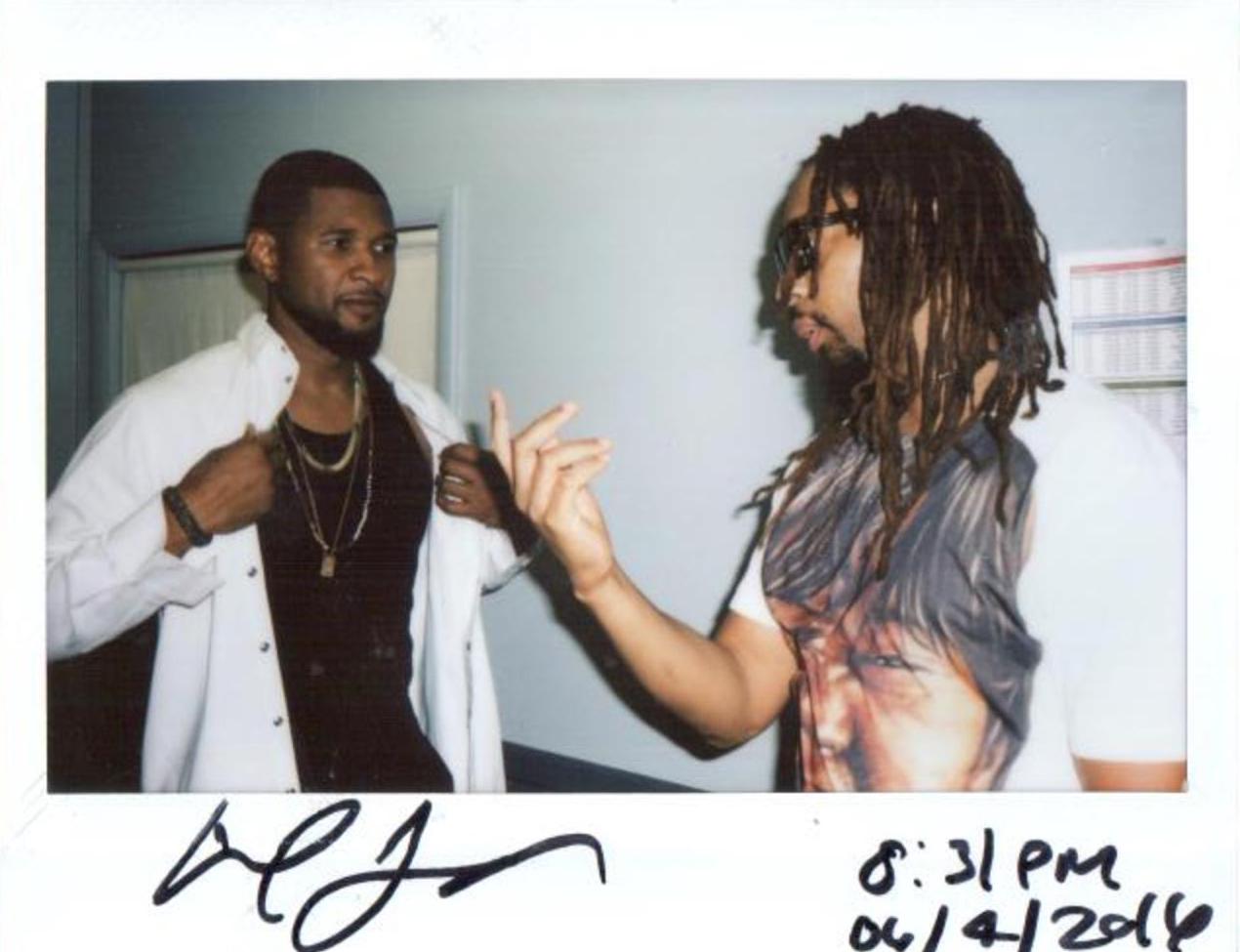 USHER x LIL JON -THE ROOTS PICNIC (POLAROID BY BEIJA VELEZ)