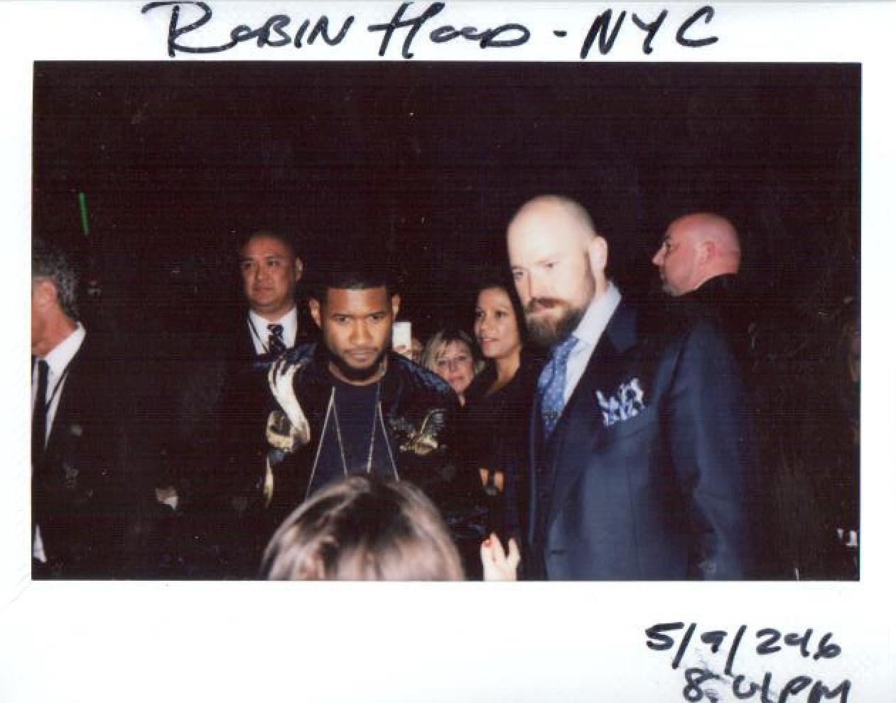 USHER x ROBIN HOOD FOUNDATION NYC (POLAROID BY BEIJA VELEZ)