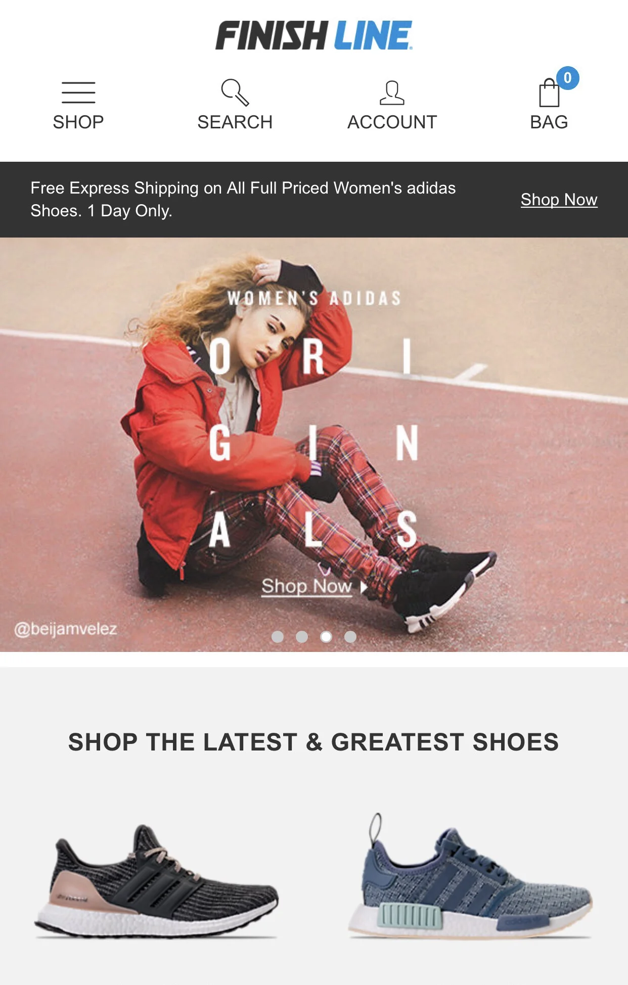 FINISH LINE x ADIDAS CAMPAIGN