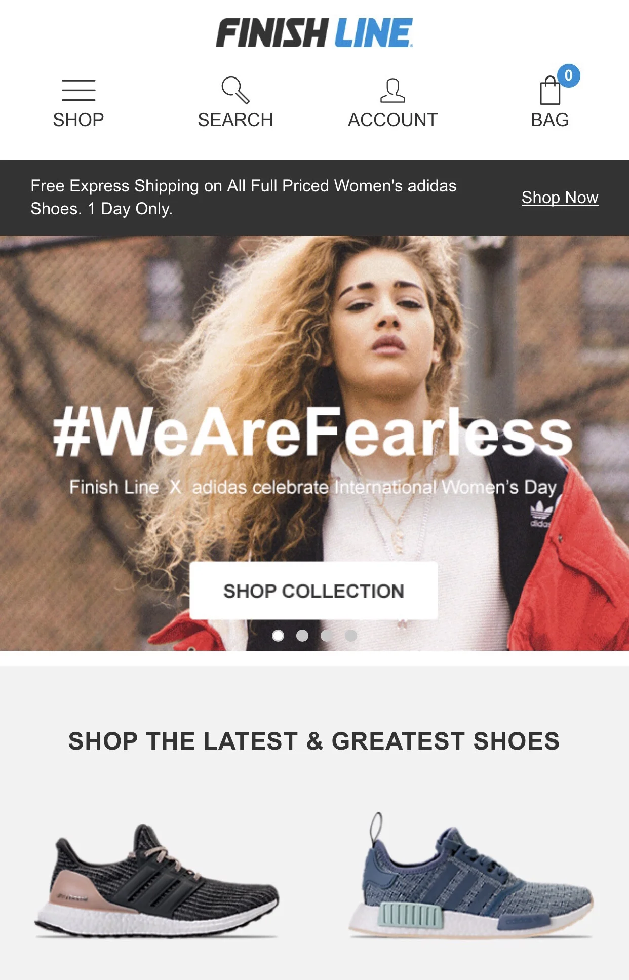 FINISH LINE x ADIDAS CAMPAIGN