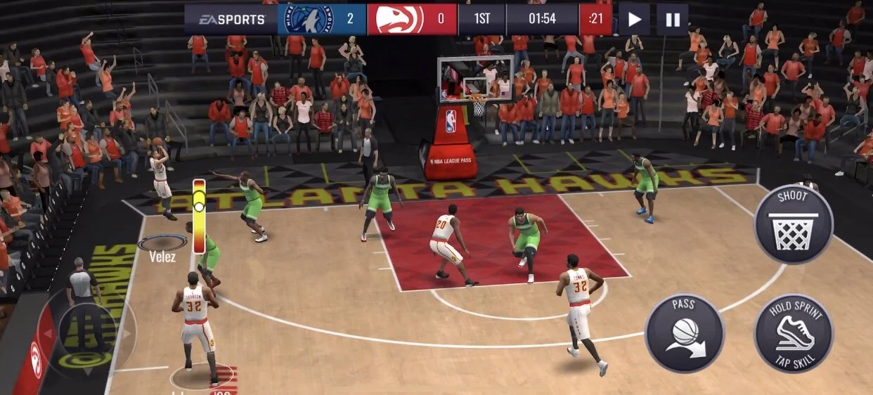 NBA LIVE MOBILE GAMEPLAY (FEATURING BEIJA'S CHARACTER)