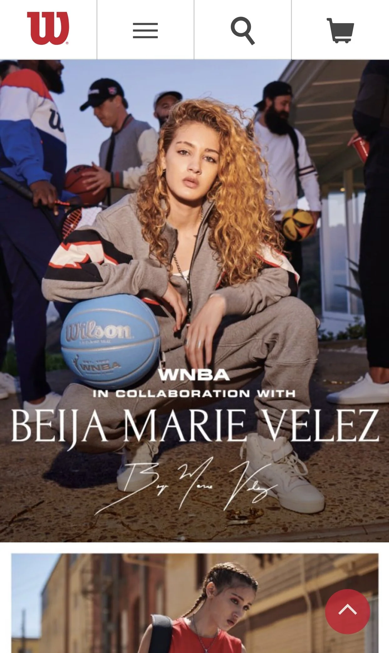 BEIJA'S WNBA COLLABORATION WITH WILSON BASKETBALL FEATURED ON WILSON.COM