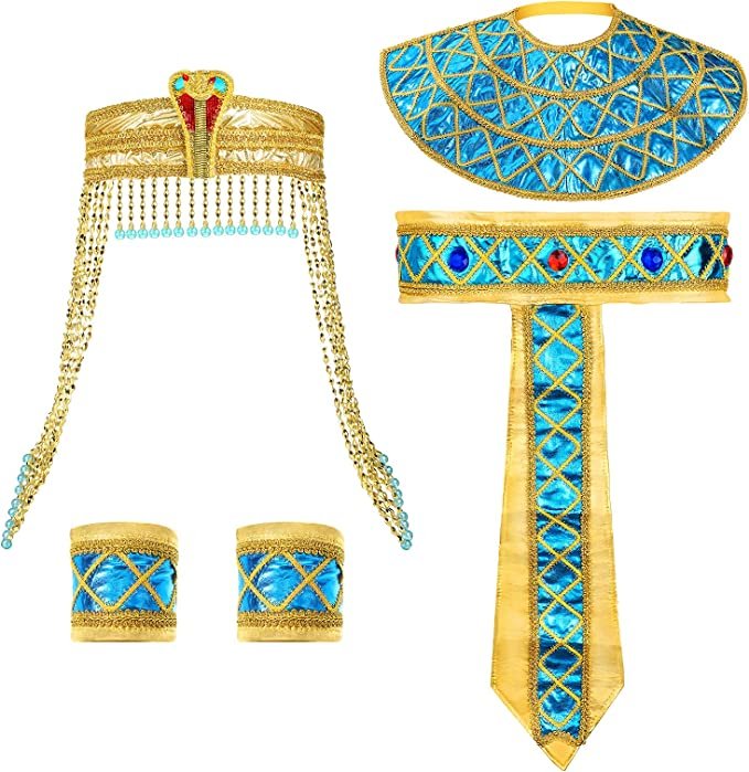 4 Pieces Women's Egyptian Costume Accessories