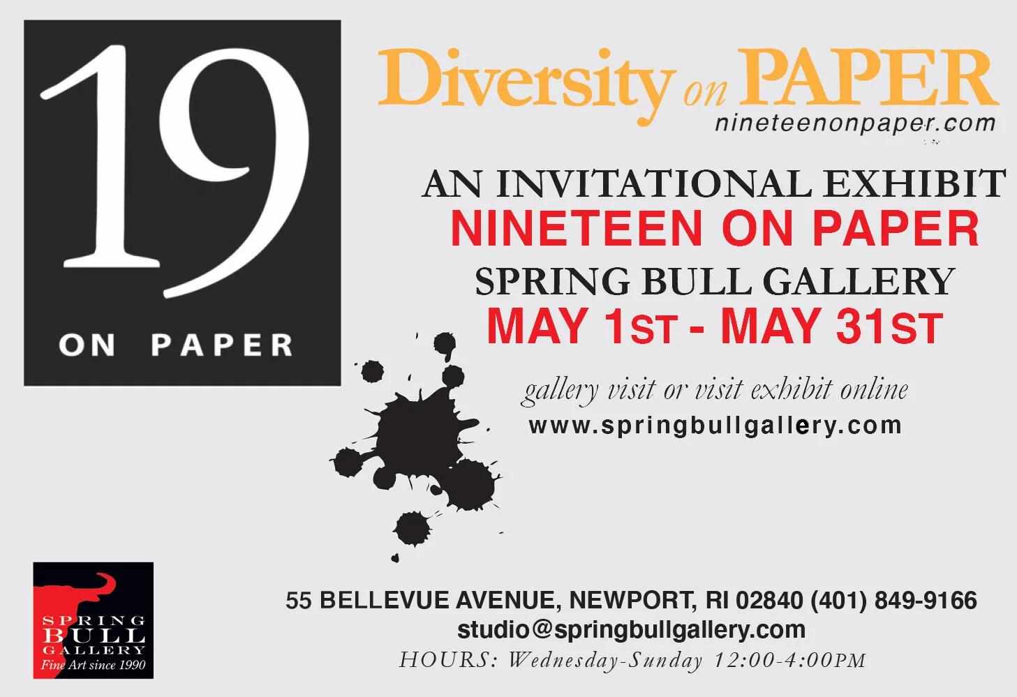 Diversity on Paper at Spring Bull Gallery