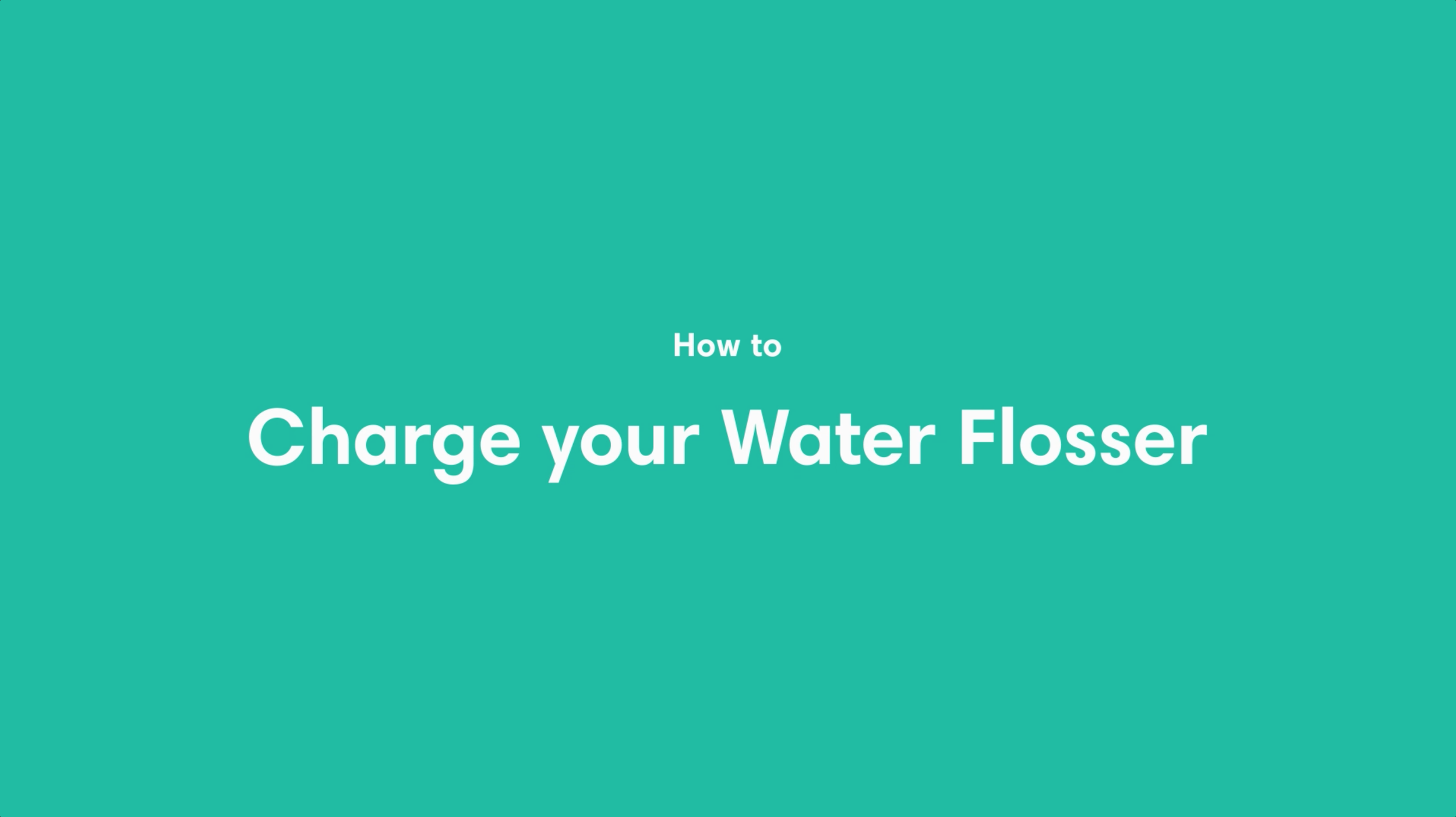 Water Flosser How Tos — atatanas
