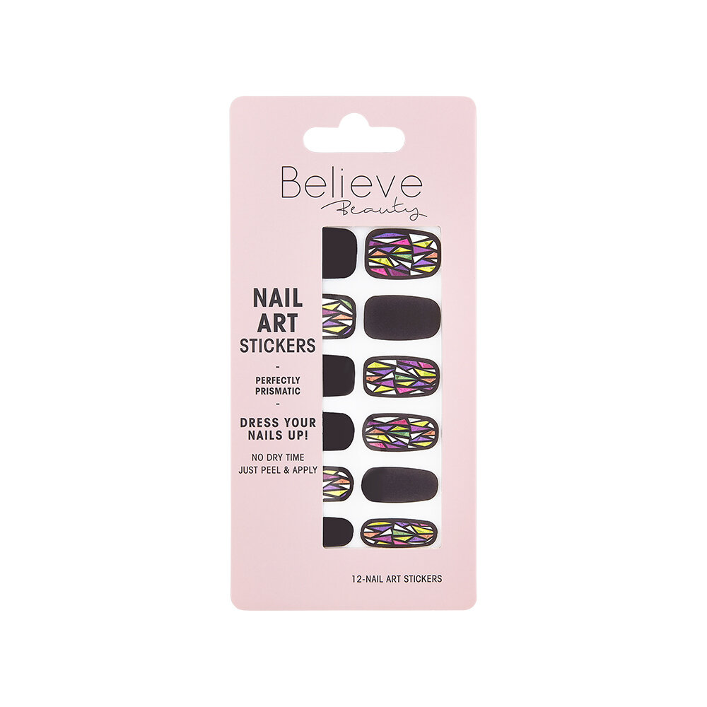 Black Louis CB-113 - Nail Art Sticker — Glitz Accessories & Such.