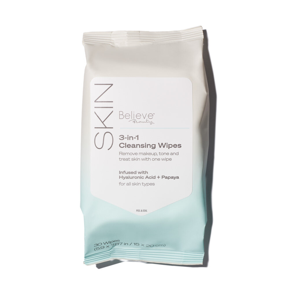 arrangere stun Konsultation 3-in-1 Cleansing Wipes — Believe Beauty | Only at Dollar General