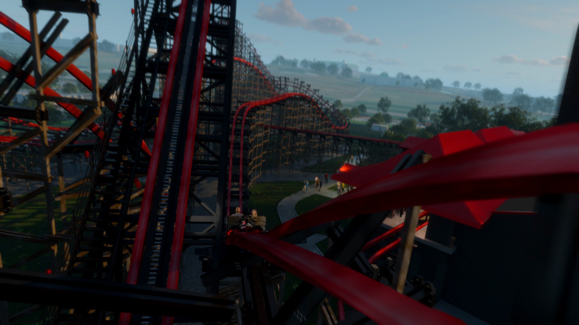Wildcat's Revenge_Steel Track With Wood Supports.jpg