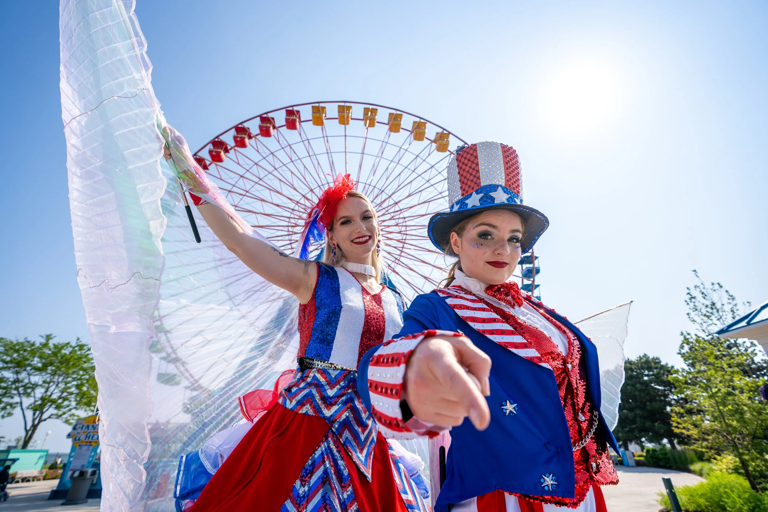 Cedar Point patriotic street performers.jpg