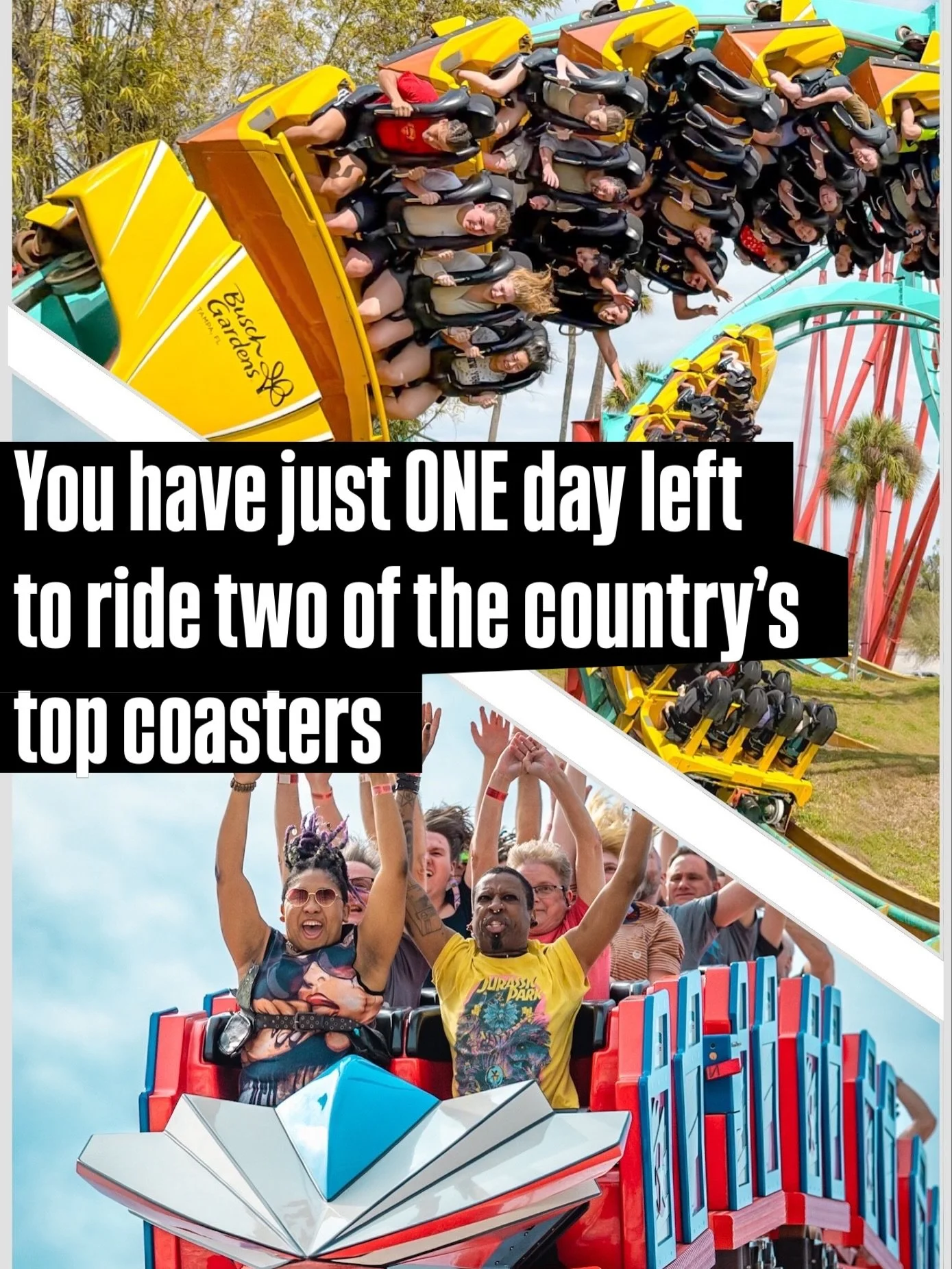 You only have 1 day left to experience two of the most intense coasters ever built! Both iconic attractions are set to close on August 2nd and let&rsquo;s make sure to send them off properly with as many rides as they&rsquo;ll allow! Which one will y