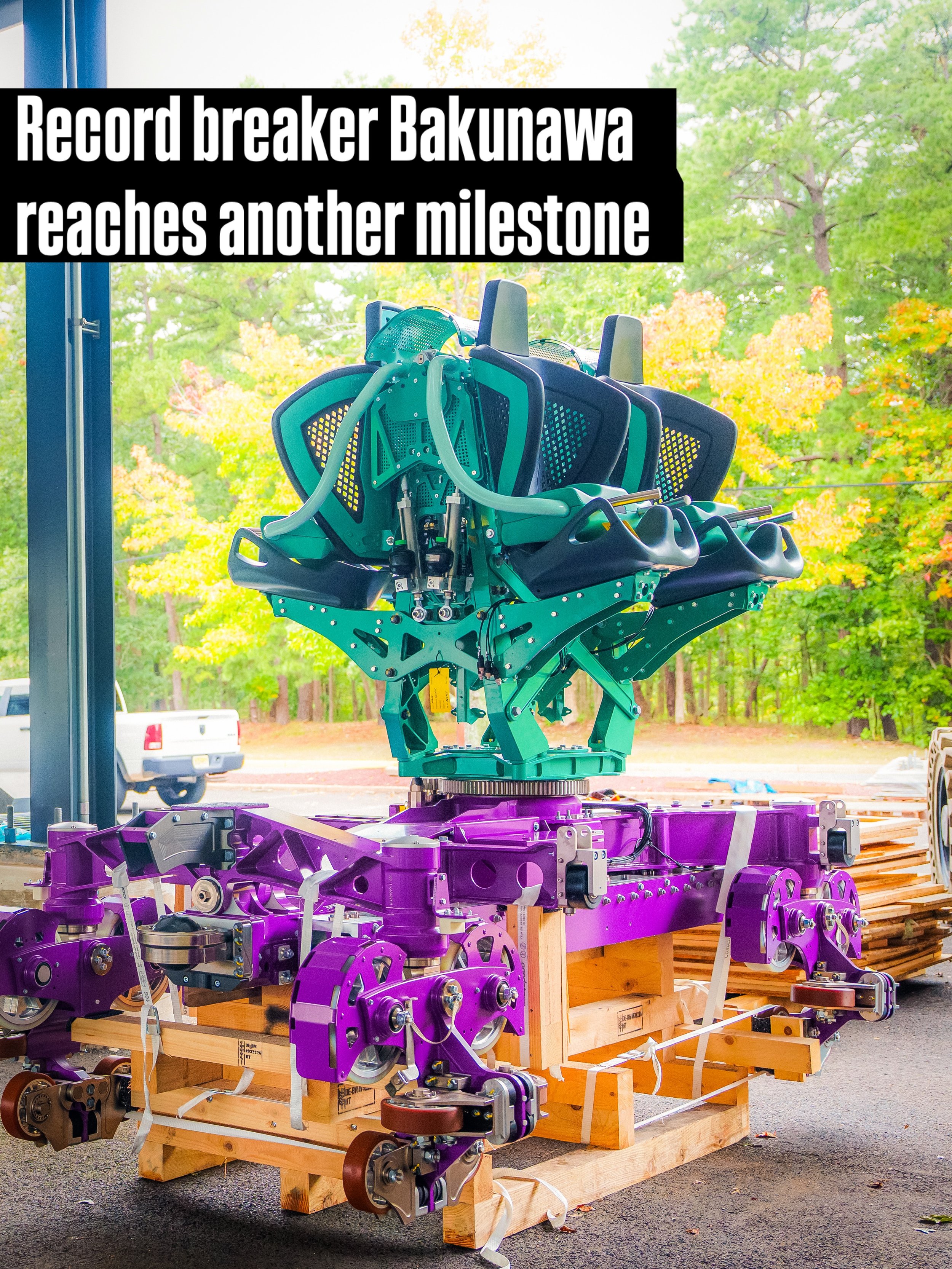 We are now one step closer to experiencing the world&rsquo;s tallest and fastest spinning coaster (plus FOUR additional world records) as the trains for Bakunawa are being assembled right now and soon will be placed on track to start testing! What is
