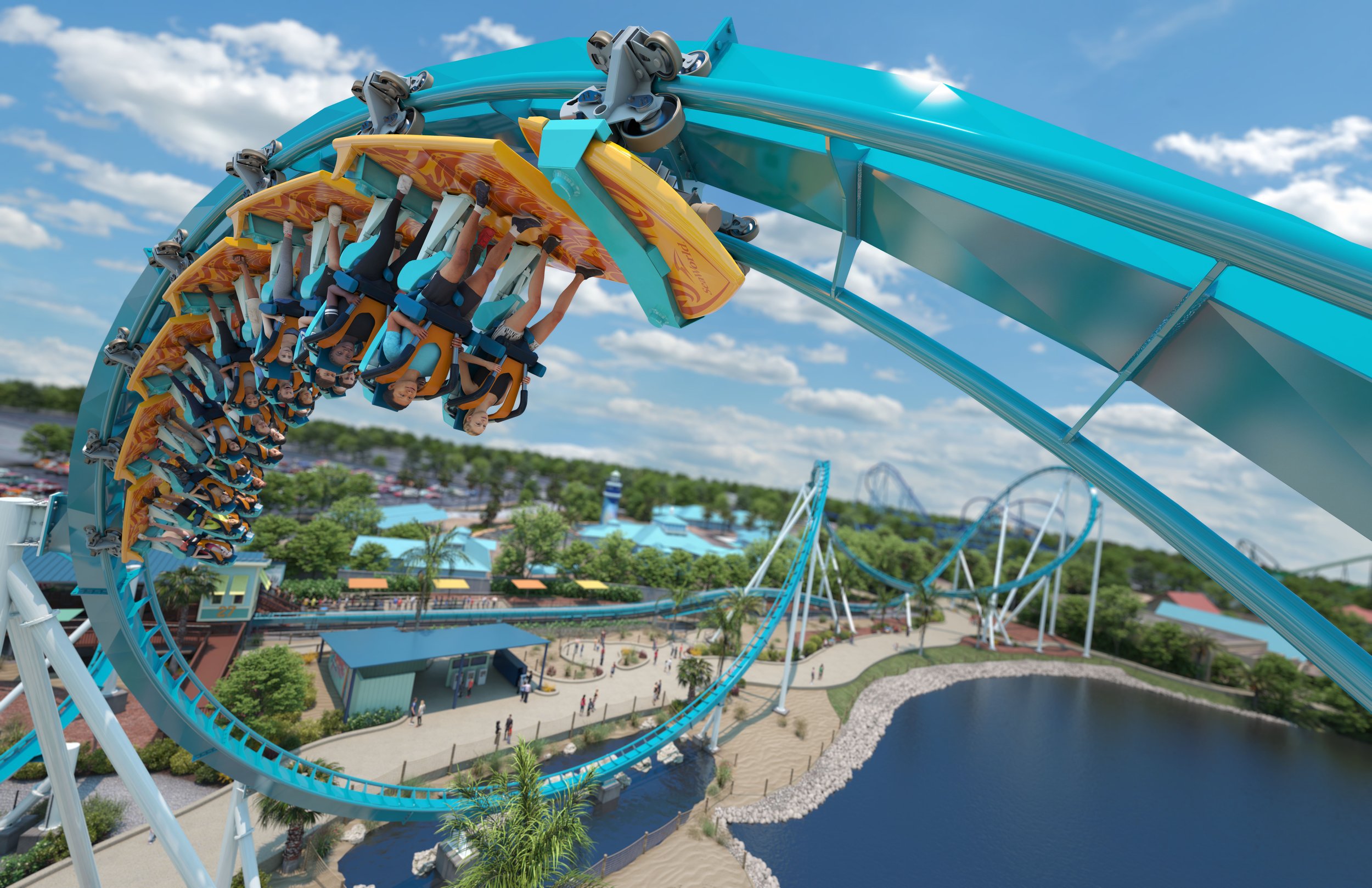 SeaWorld Orlando Announces First-Of-Its-Kind Roller Coaster, “Pipeline: The  Surf Coaster” — Park Paradise