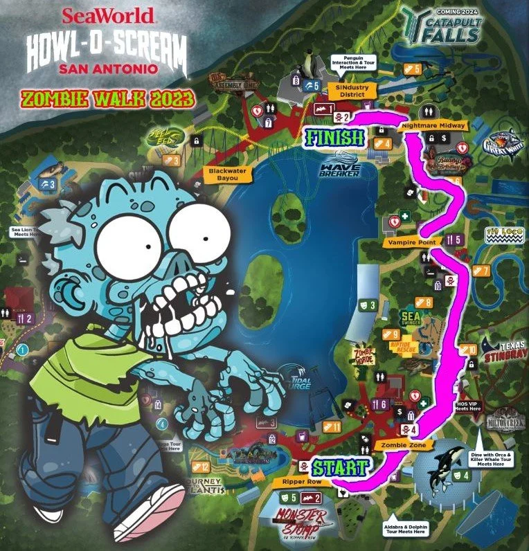 SeaWorld Hosts its First Ever Howl-O-Scream Zombie Walk — Park Paradise