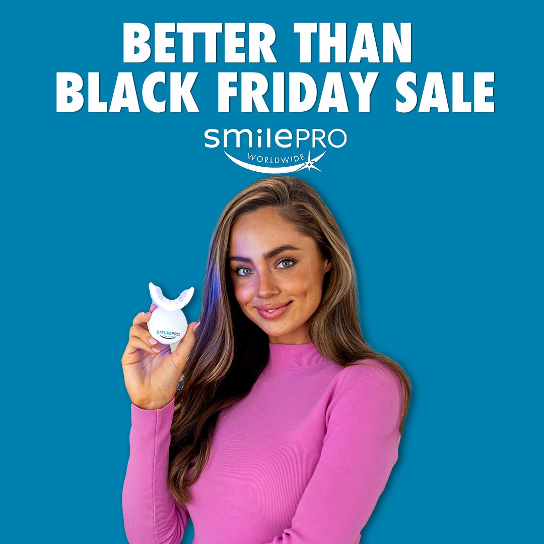 Social Media Artwork by Coral Film Co for SmilePro Worldwide Black Friday sales