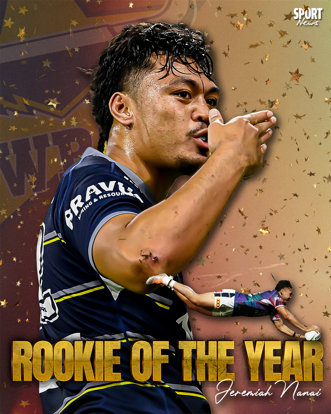 Coral Film Co - Dally M Art for Rookie of the Year - Jeremiah Nanai