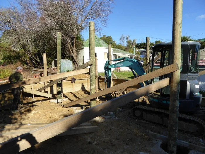 Charles Brasch Studio Build – We have started