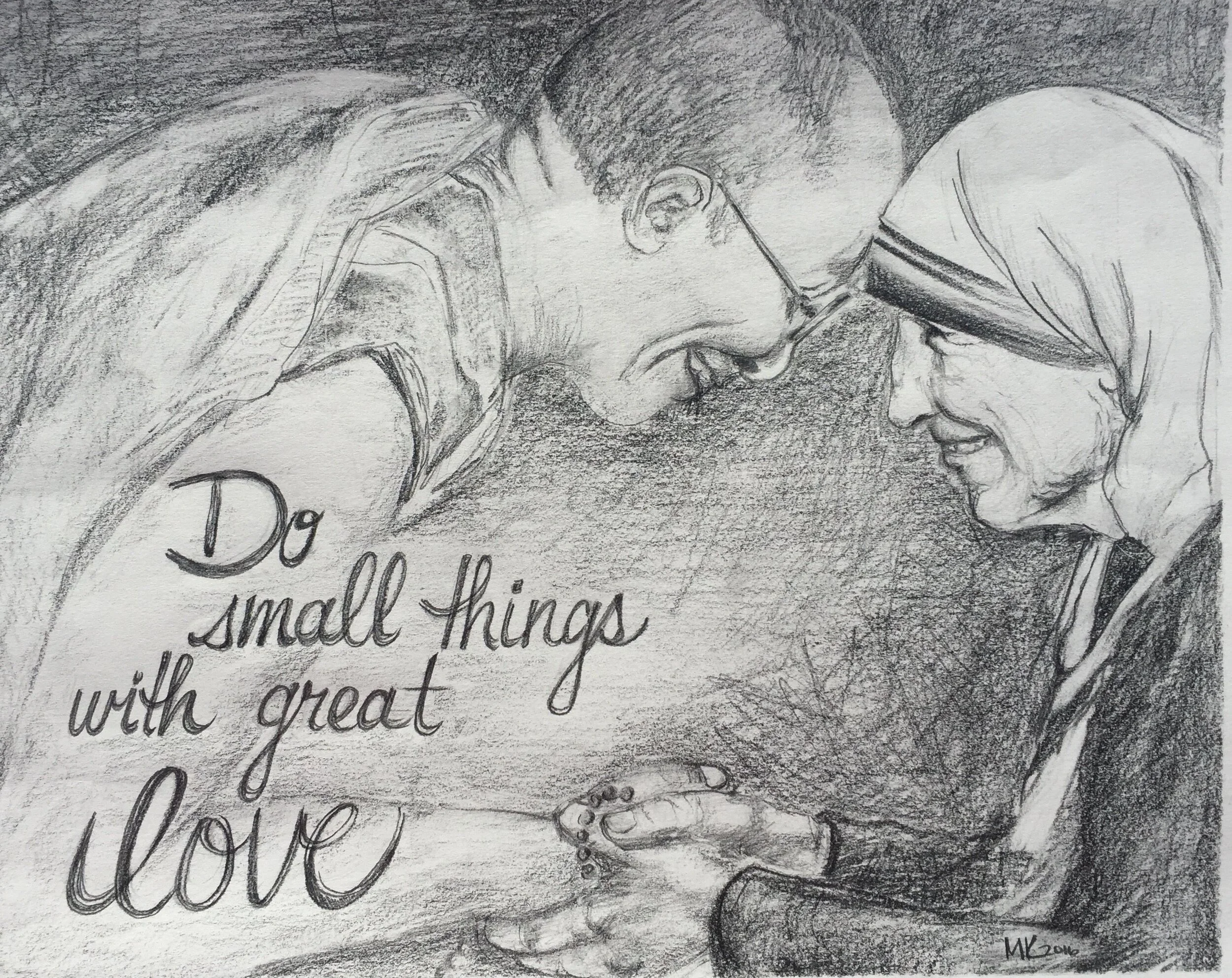 mother teresa and the dalai lama (for meghan)