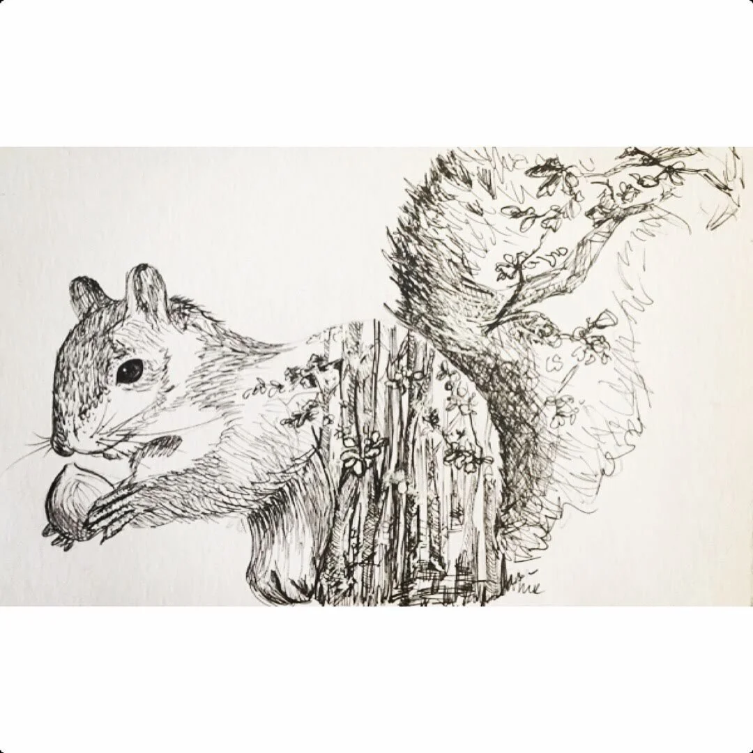  ink on paper  5 x 7” 