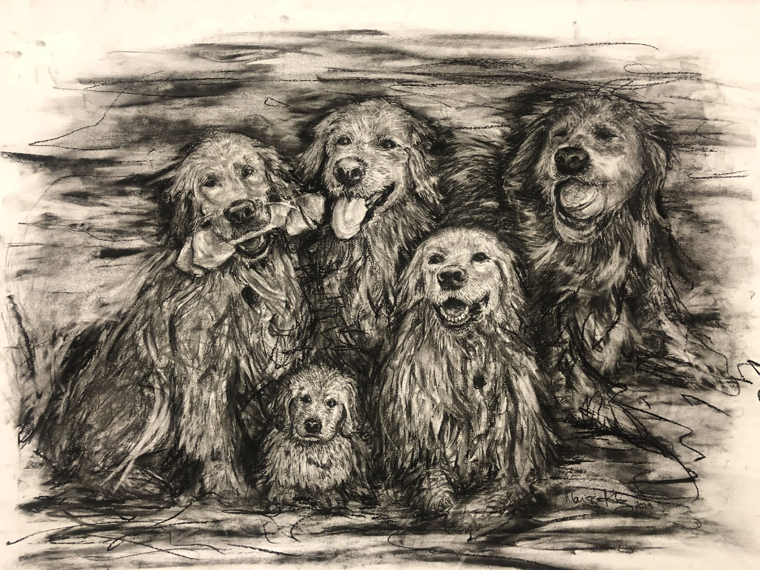 4 generations and an angel puppy (for meghan to give to craig)