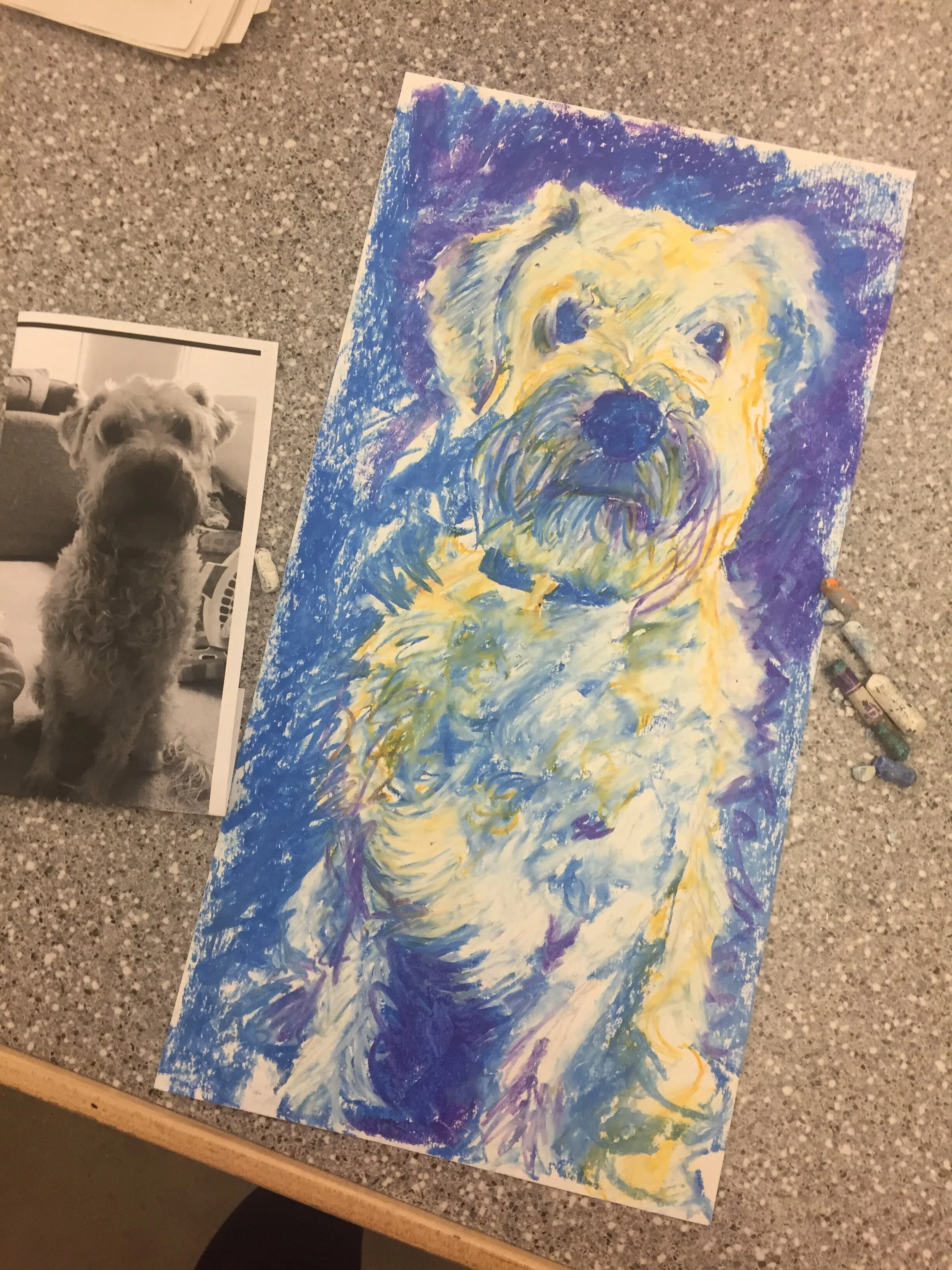 wozza (drawing my sister's dog for fun)