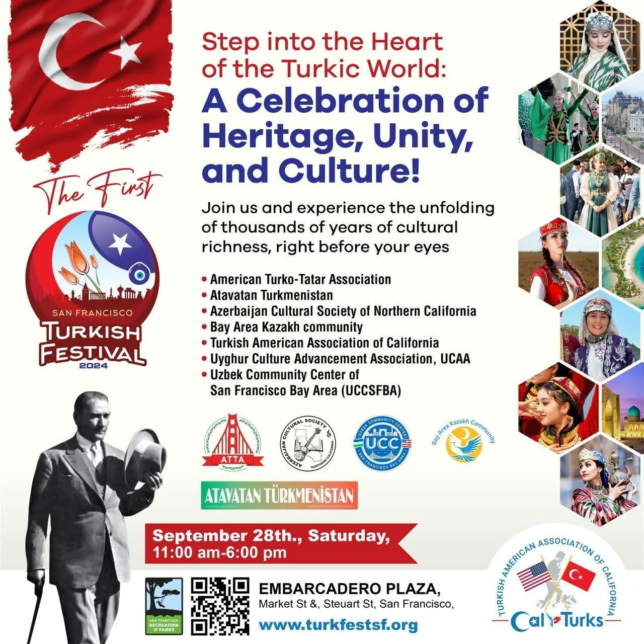 UCCSFBA Active Participation in 1st Turkic Cultural Festival in San Francisco!