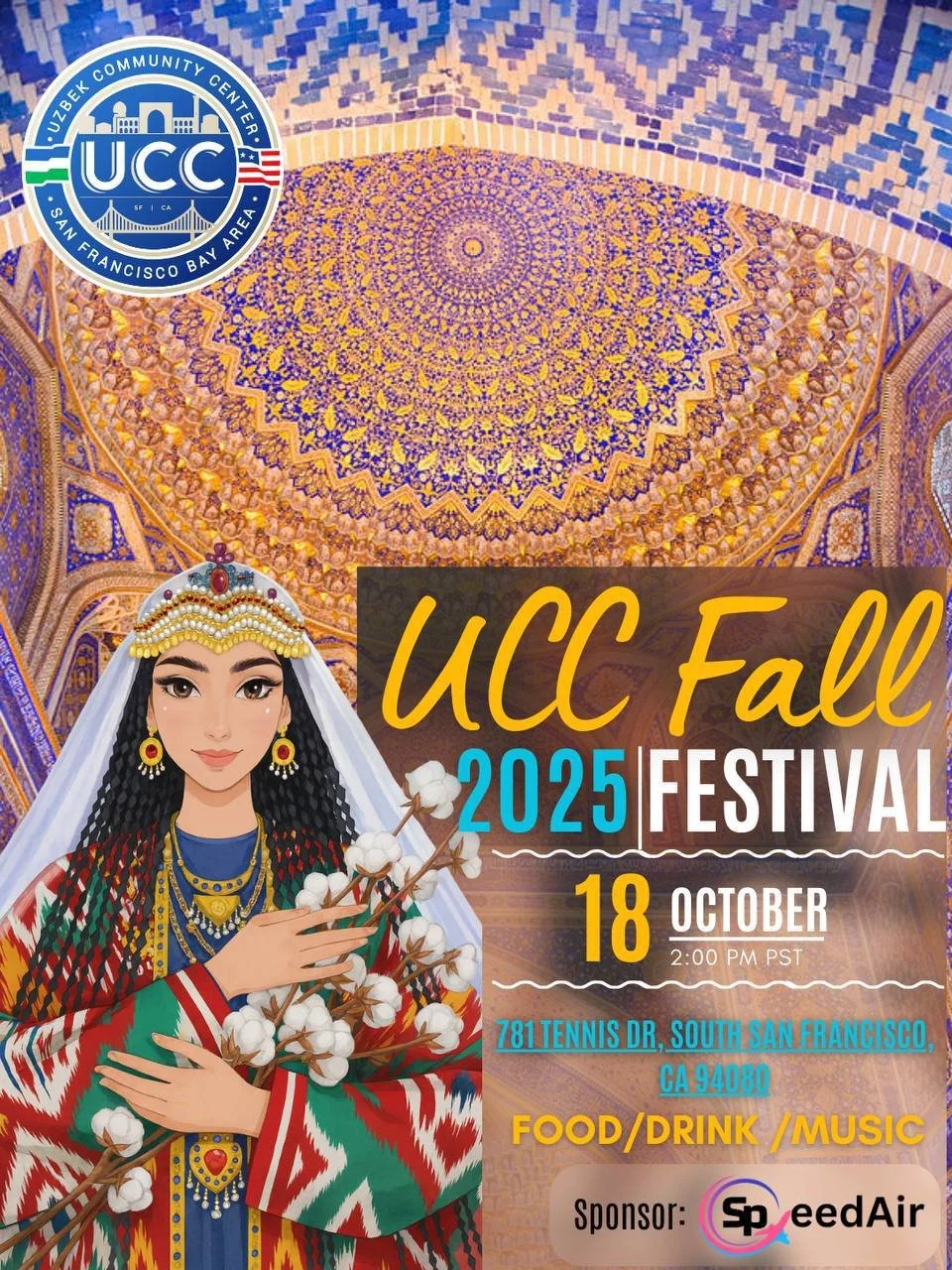 Experience the Colors of Uzbekistan: UCCSFBA Fall Festival 2025