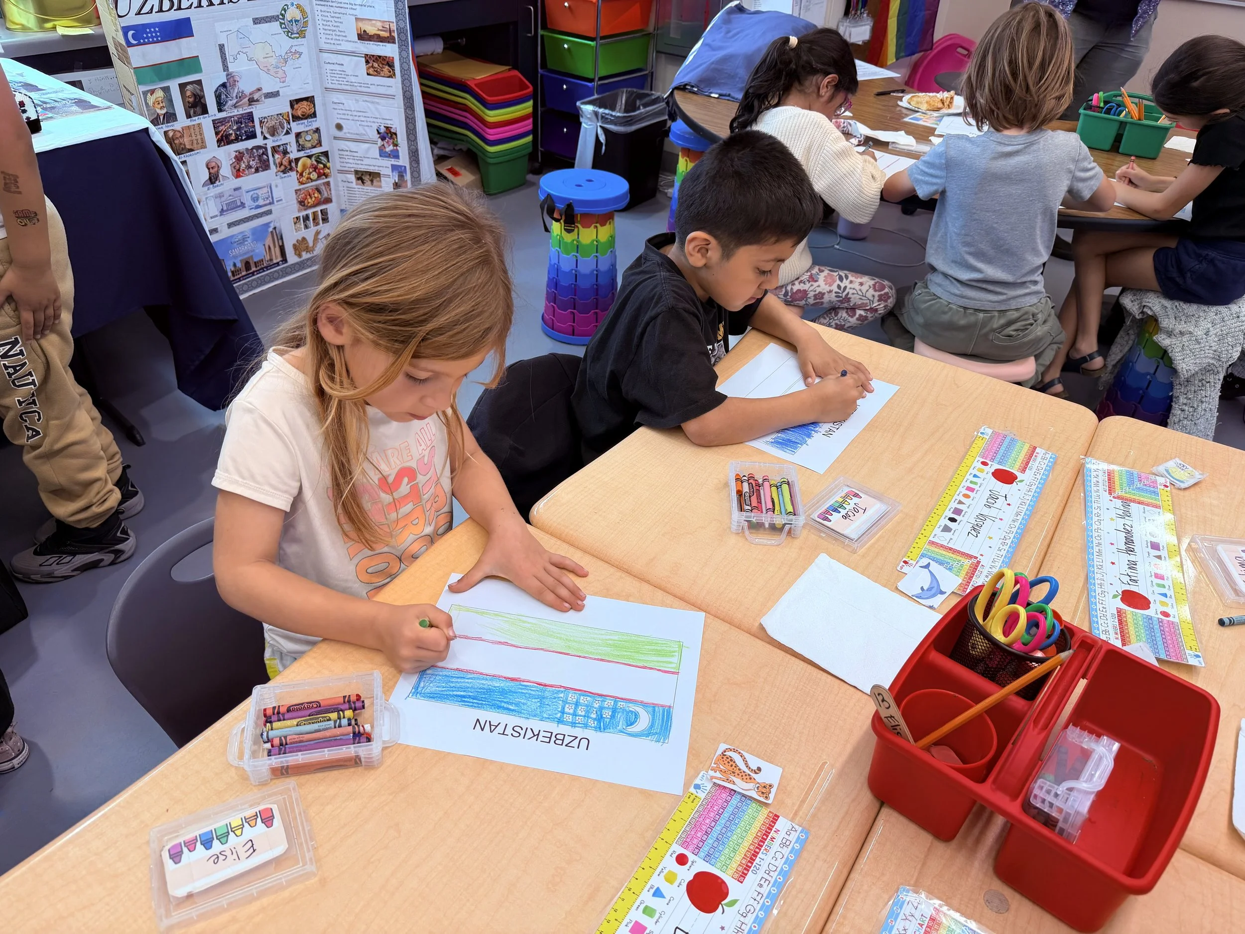 UCCSFBA Brings Uzbek Culture to Young Learners at Redwood City School