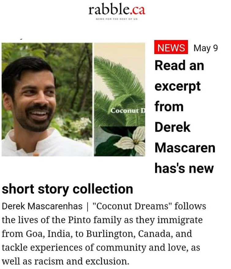 Rabble publishes excerpt of Coconut Dreams