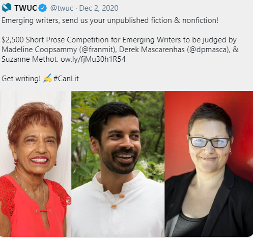 TWUC Short Prose Contest!