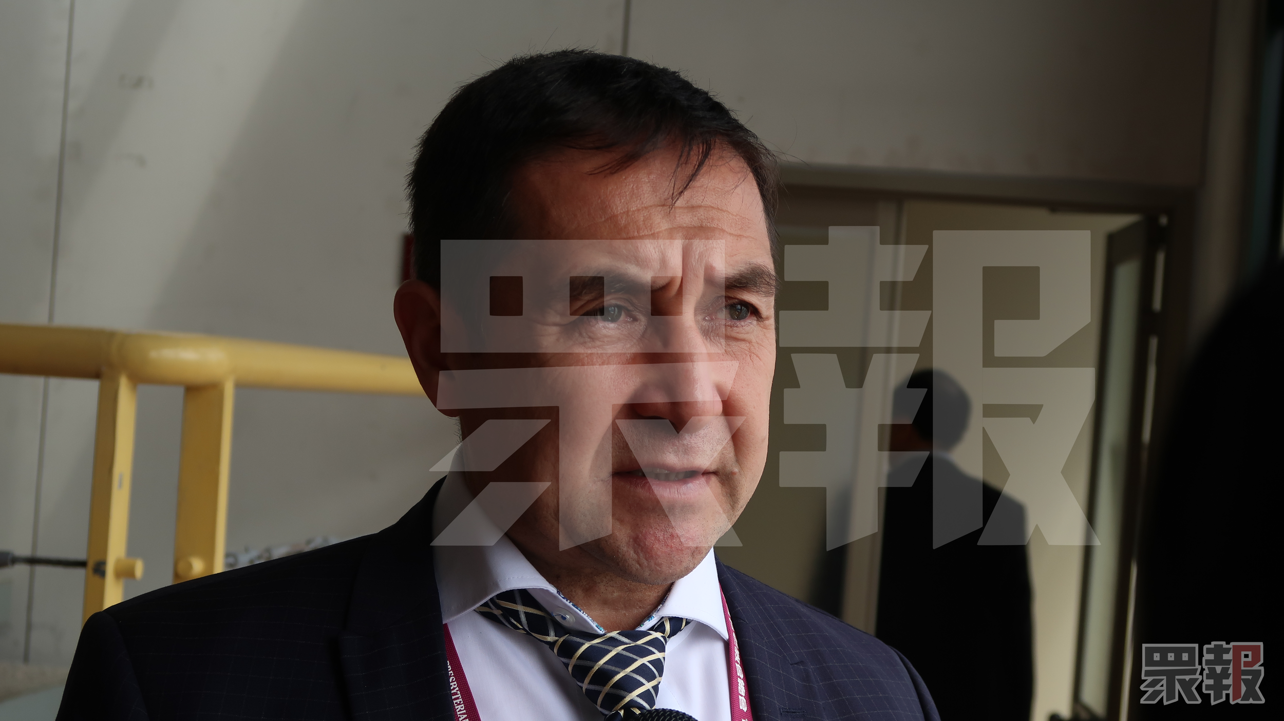 維族代表哈米特證實,台灣沒發簽證給熱比婭。攝:周子愉/眾報