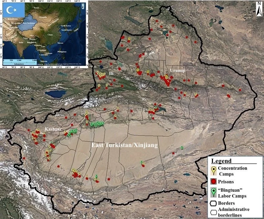 新疆境內滿是再教育營、勞改營與監獄。圖片來源:East Turkistan National Awakening Movement/Facebook