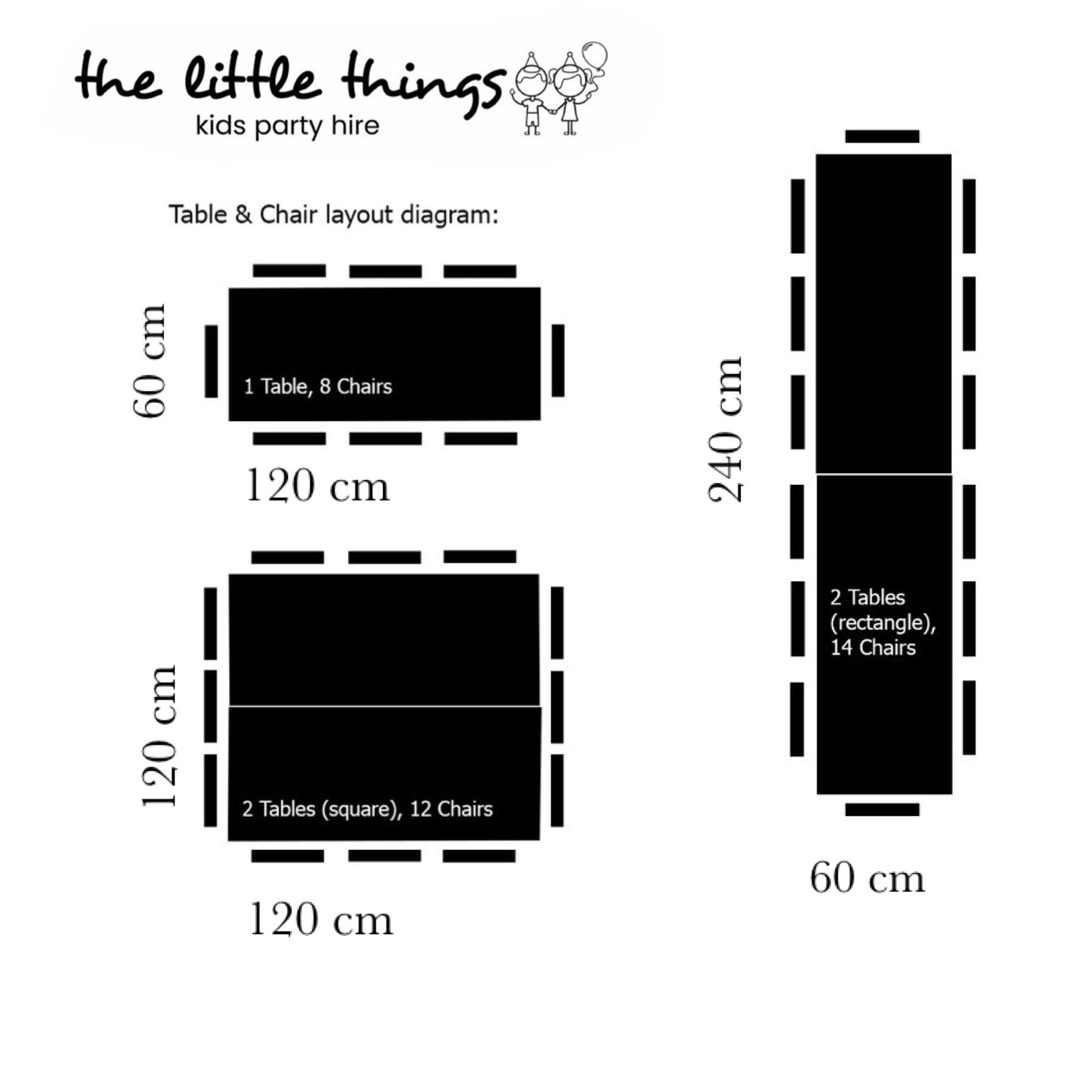 Table Layout Diagram — The Little Things