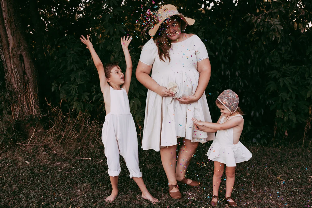 Rainbow baby announcement