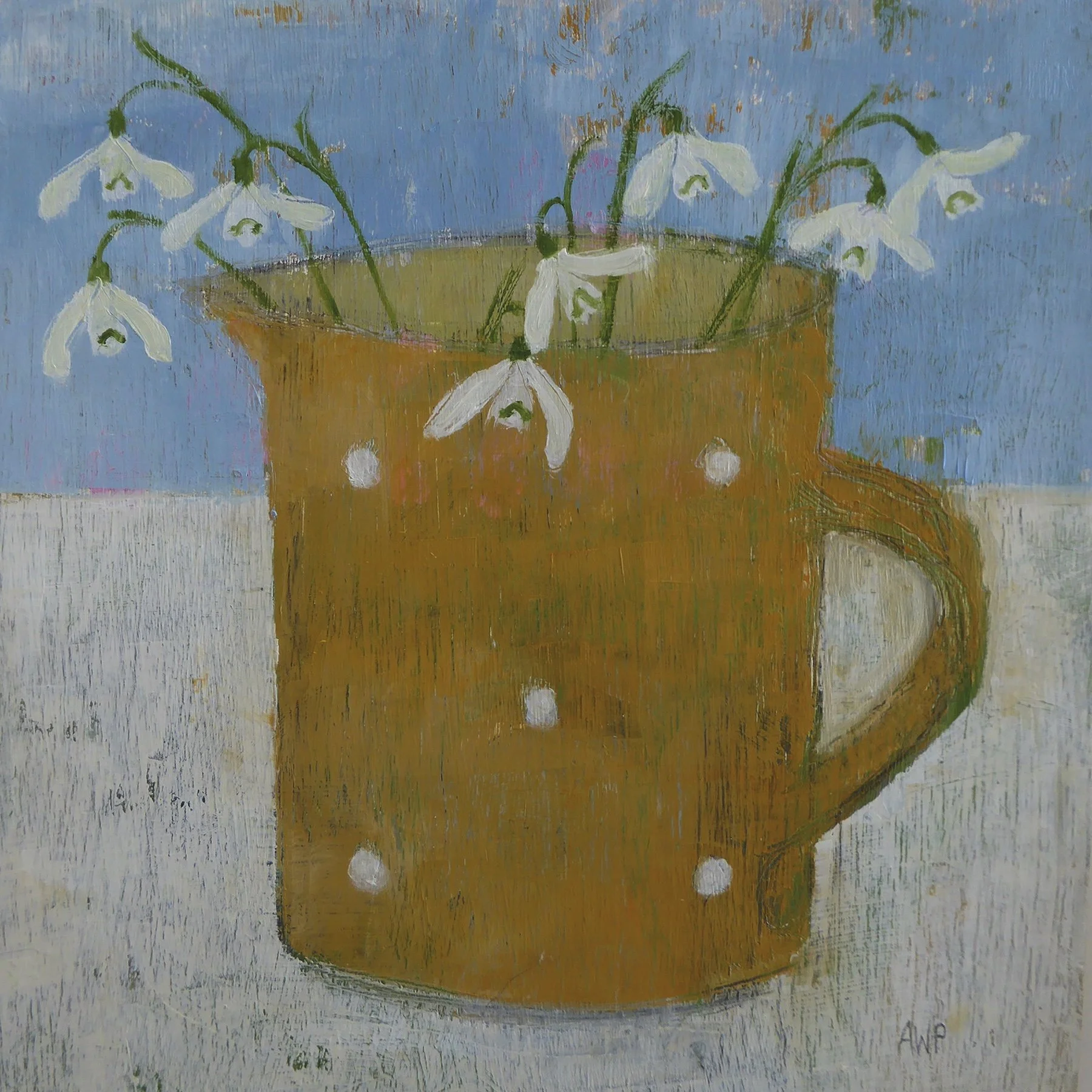 Snowdrops In A Yellow Gopsall Jug copy.jpg