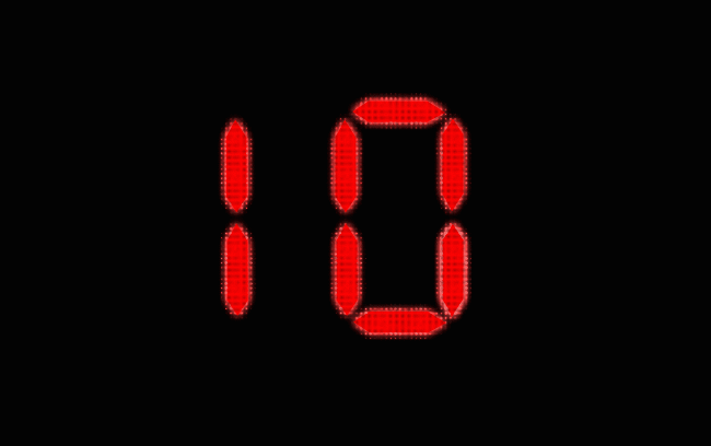 To ring in 2020, I made a looping gif countdown, inspired by analog and digital clocks.