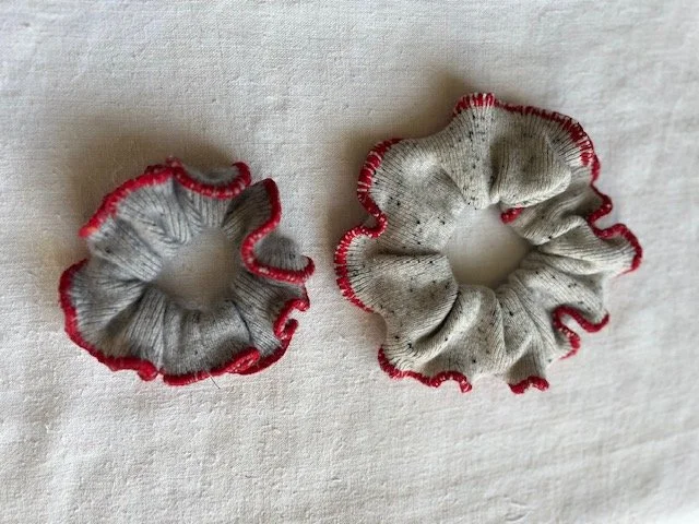 Large Cashmere Scrunchies