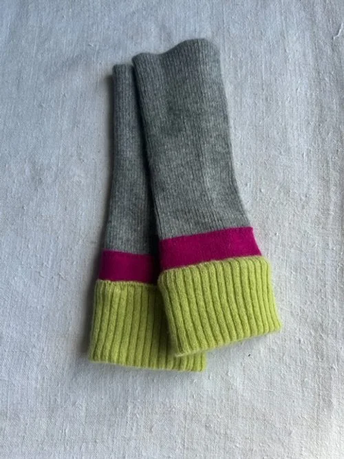 Long Cashmere Wrist Warmers