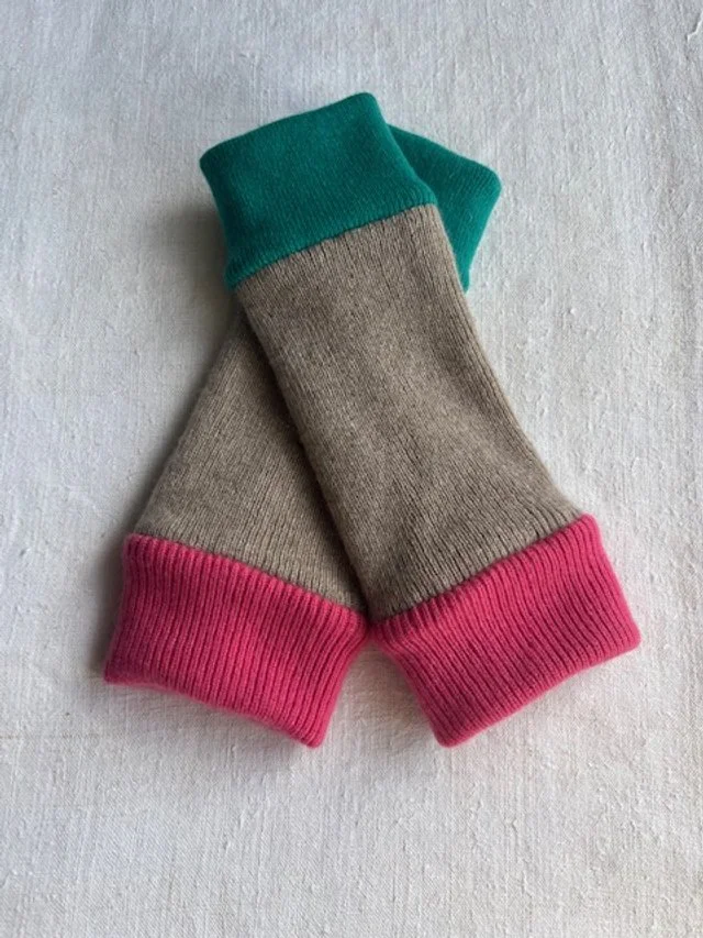 Very Long Cashmere Cuffs  no 205