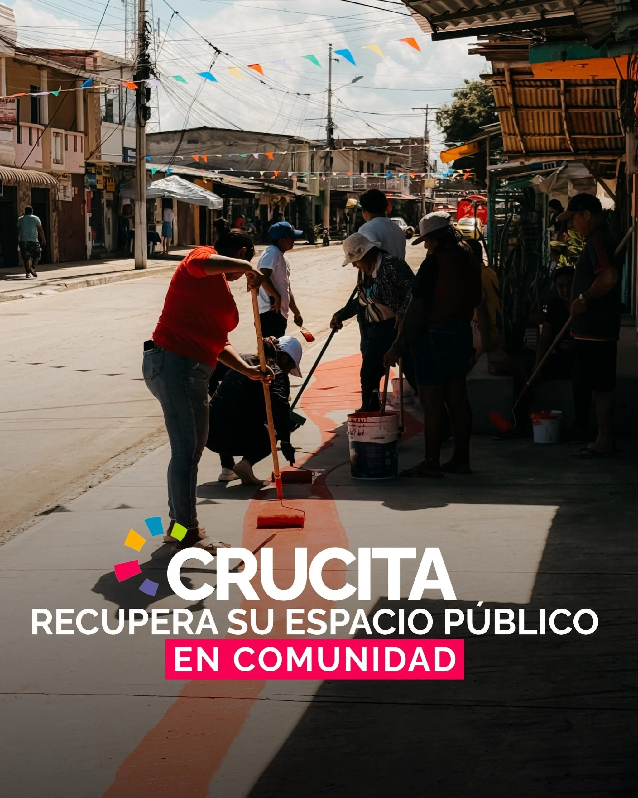| M&aacute;s de 250 personas participaron en la minga e inauguraci&oacute;n de Tejiendo Futuro en Crucita. 🌊✨

A trav&eacute;s del trabajo colectivo se instalaron:
🪑 29 mobiliarios p&uacute;blicos
🌿 10 macetas con vegetaci&oacute;n local
☀️ 6 l&aa