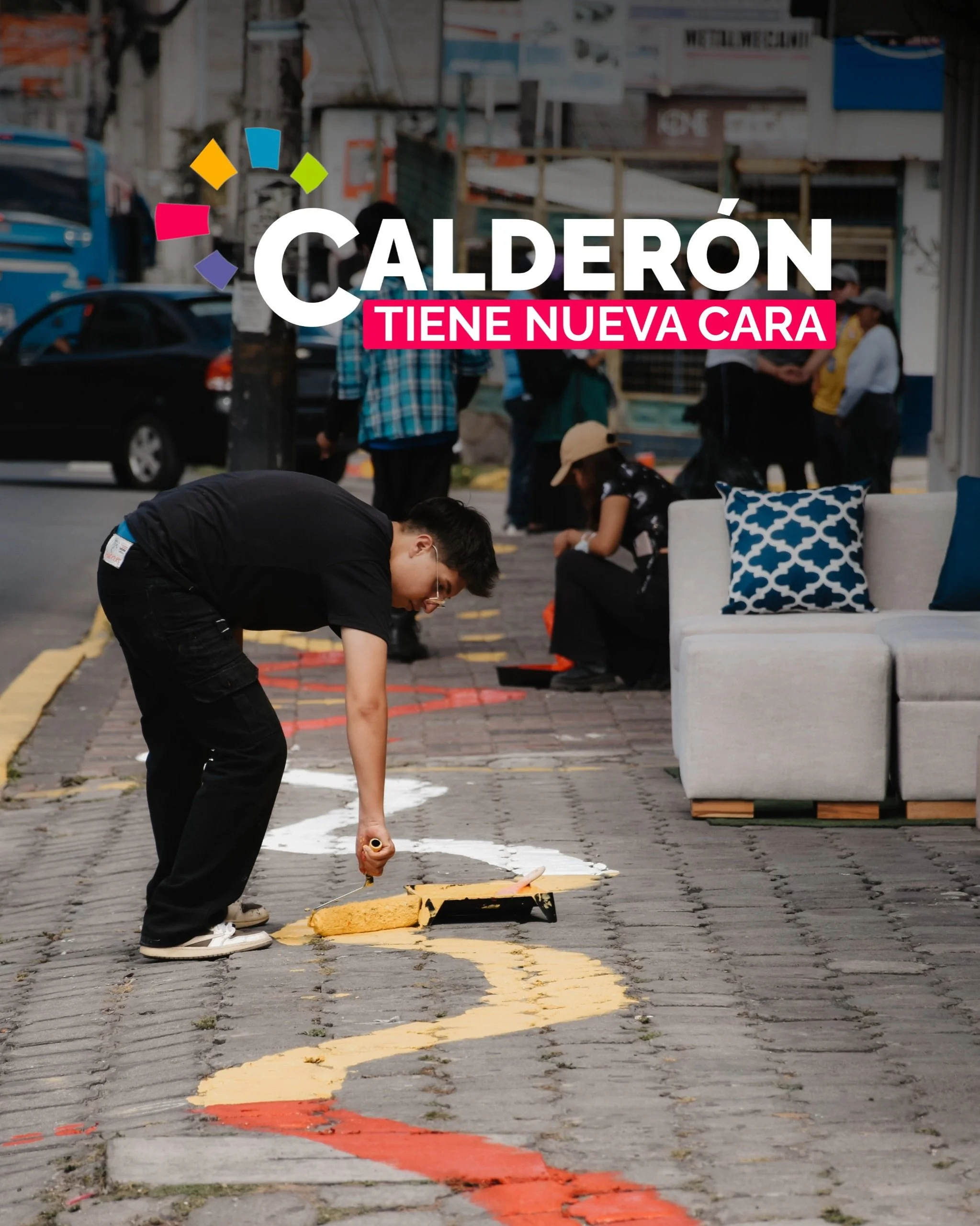 | Qu&eacute; lindo es transformar un sector en comunidad. ✨

Lo que hoy vemos en Calder&oacute;n no apareci&oacute; de un d&iacute;a para otro.

Detr&aacute;s de cada color, cada mural y cada espacio recuperado hay conversaciones, ideas compartidas y