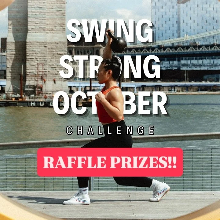 SWING STRONG OCTOBER is going into week 2️⃣!! 🥳

I&rsquo;ve been loving seeing all the posts you guys have made of the KB sessions - y&rsquo;all are putting in the WORK!!

Just wanted to leave this here as a reminder- every signup for the challenge 