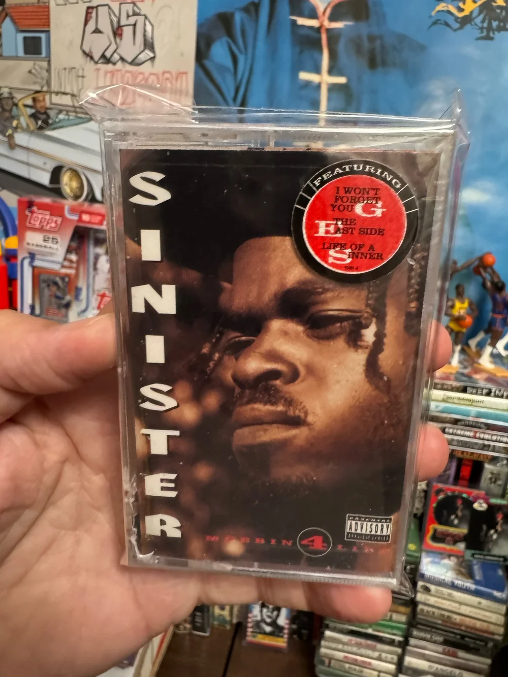 Sinister - Mobbin 4 Life Sealed Cassette with Spine Cutout — Mid90s