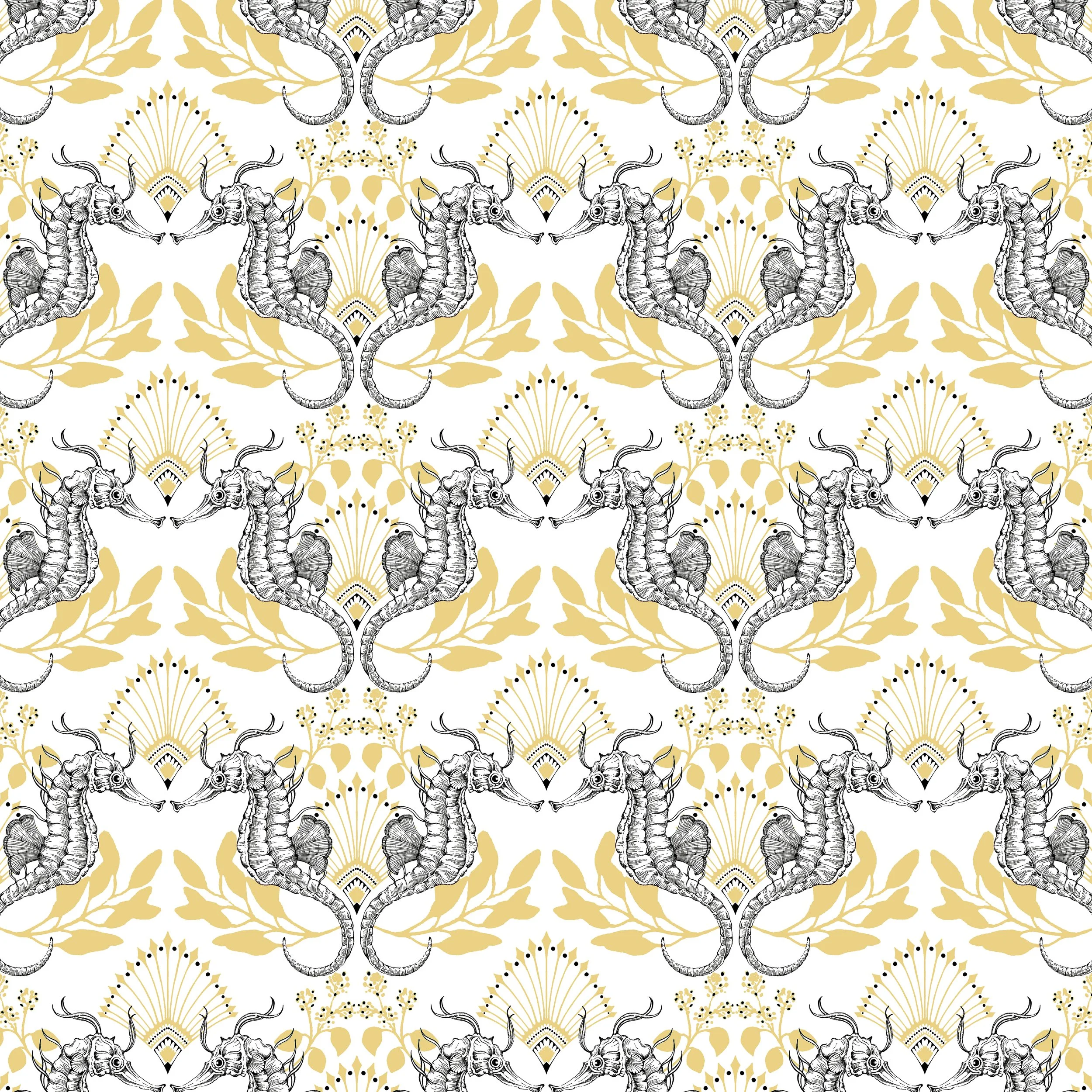 HIPPOCAMPUS: IVORY BUTTERCUP