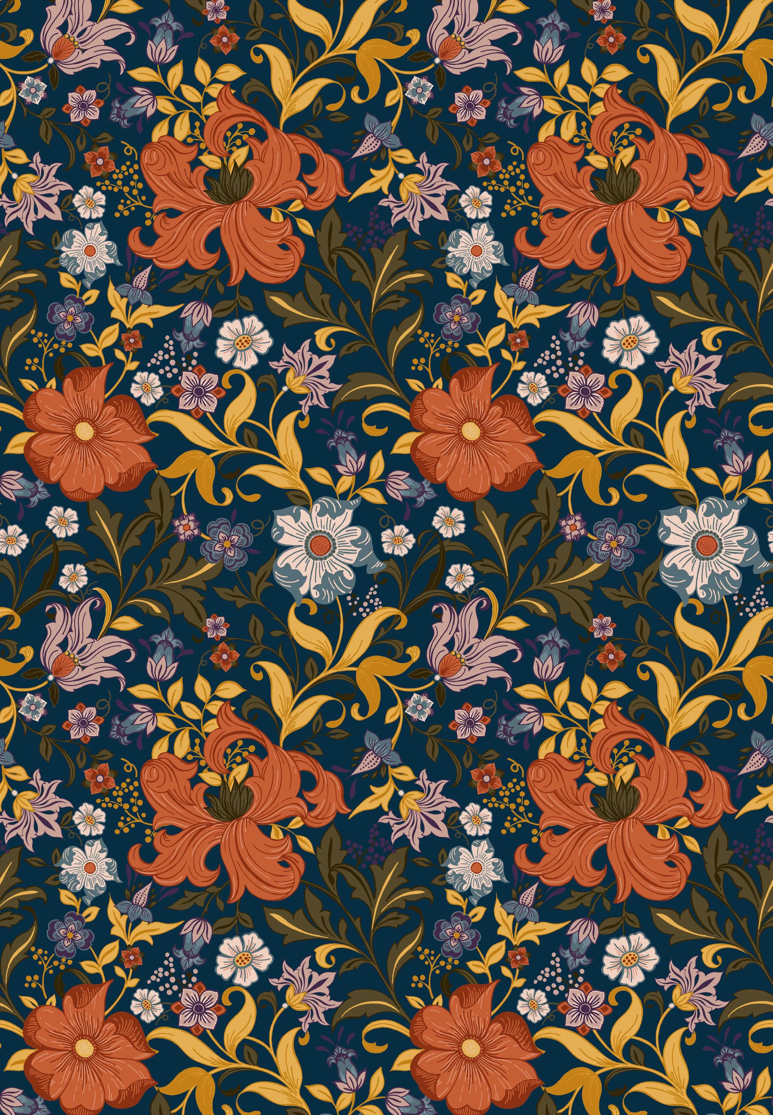 VIVALDI: EGYPTIAN BLUE WALLPAPER