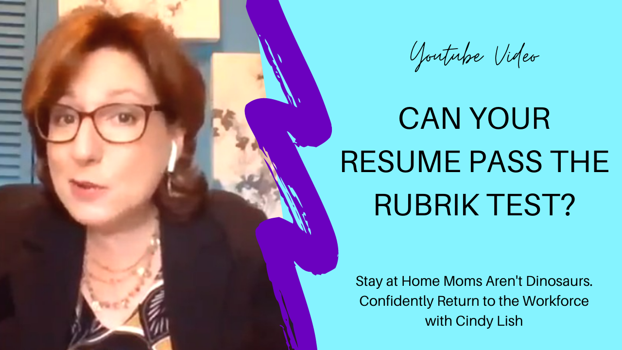 Video -Your Resume: Can it Pass the Rubrik Test?