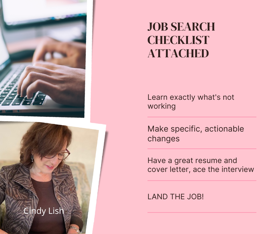 Checklist for Job Search - Figure out what's not working!