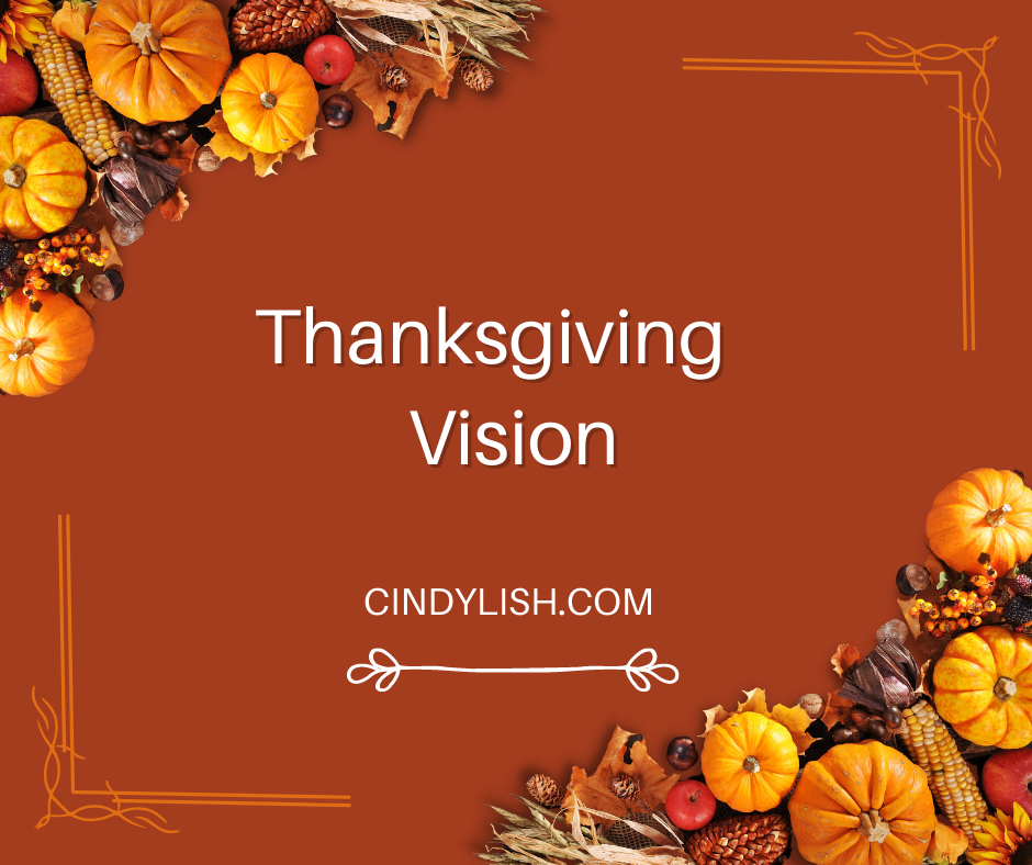 Thanksgiving Vision - The Vision, the reality... how to make it better