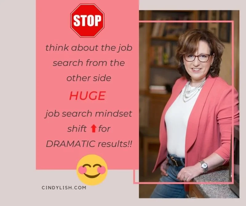 HUGE job search mindset shift ⬆️for DRAMATIC results!!