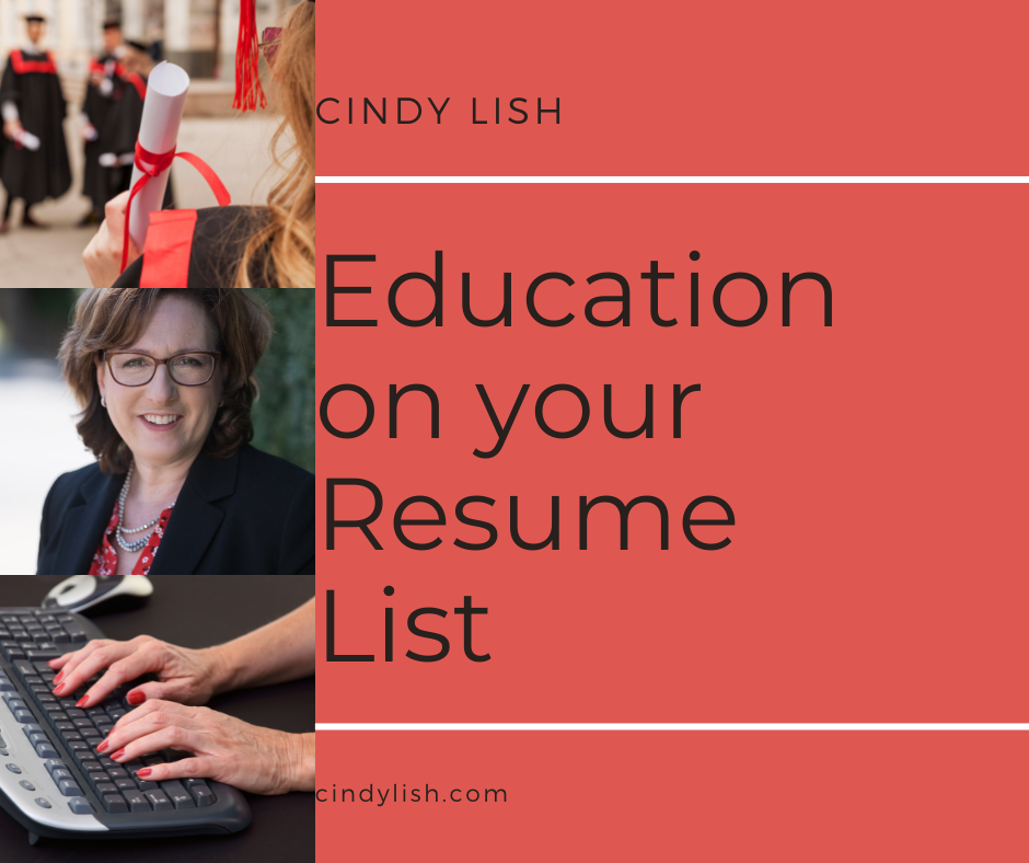 How to List Your Education on Your Resume...