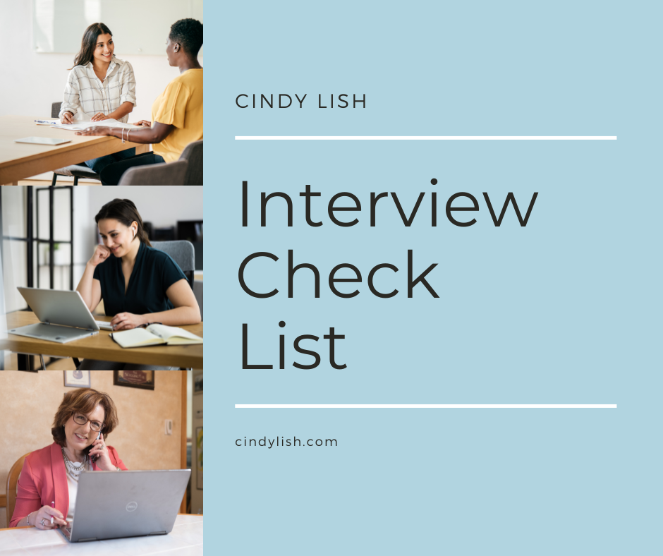 Interview Check-Off List